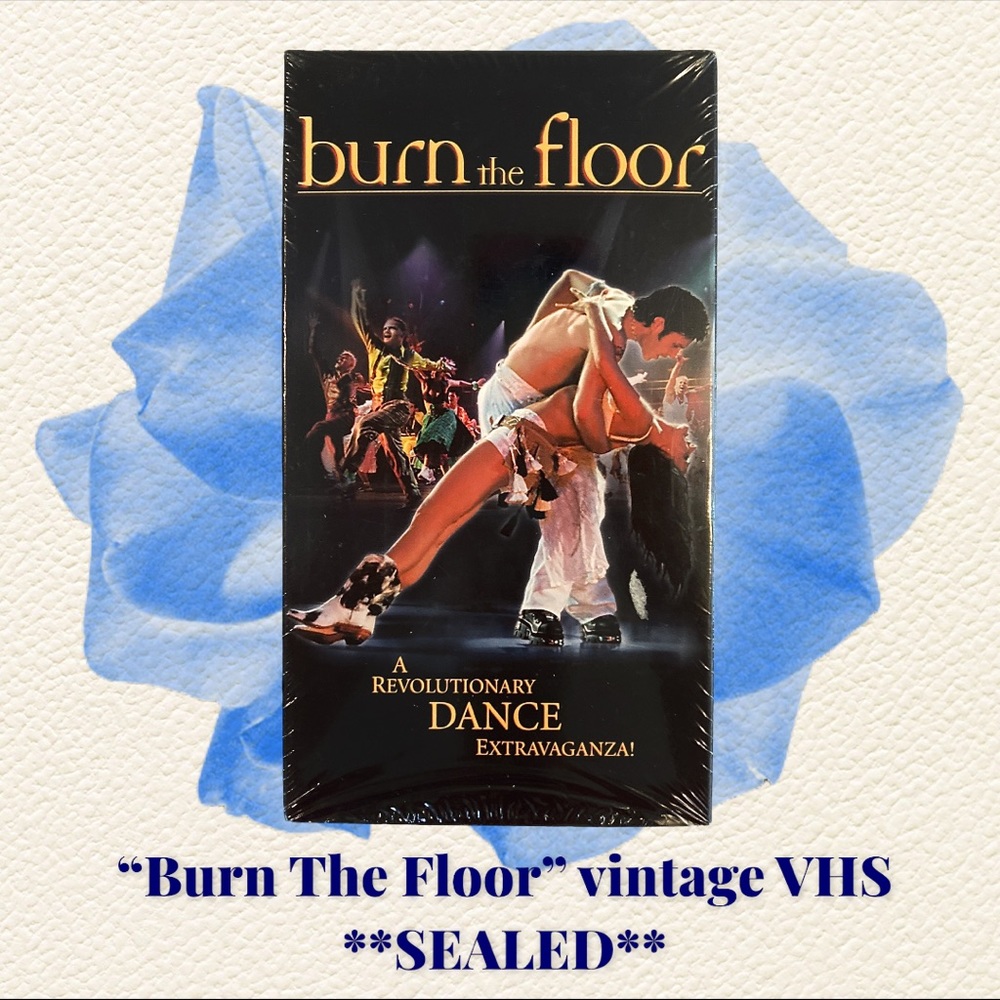 Burn The Floor VHS (sealed, vintage)